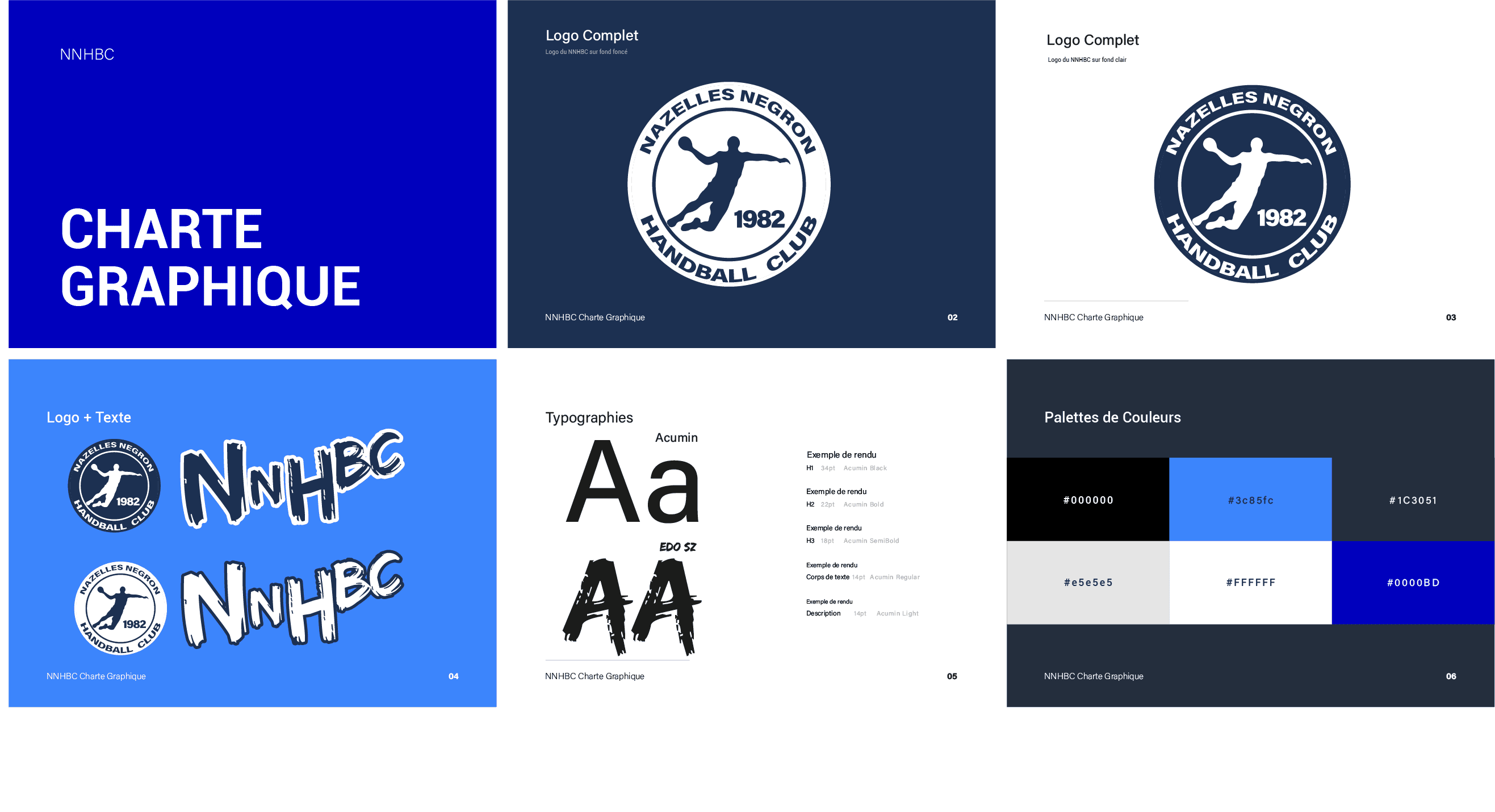 NNHBC — Handball club brand identity redesign
